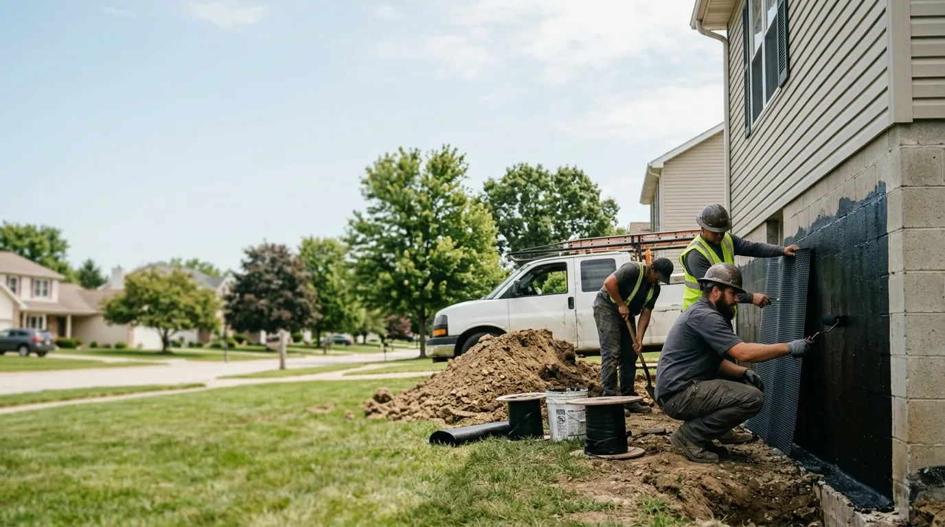 Basement Waterproofing in New Middletown, OH near me